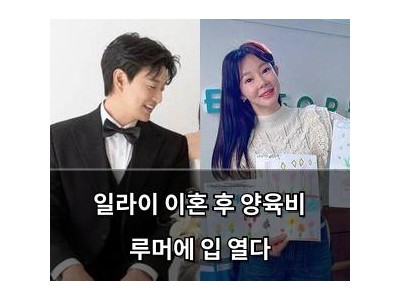 일라이 이혼 후 양육비 루머에 입 열다